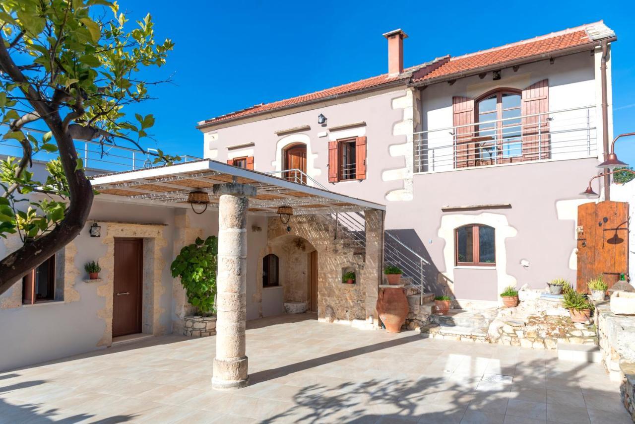 Cretan Lux Villa Heated Pool Gavalochori Exterior photo