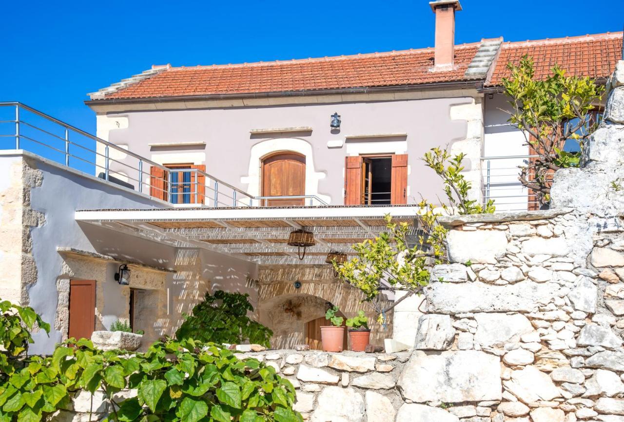 Cretan Lux Villa Heated Pool Gavalochori Exterior photo