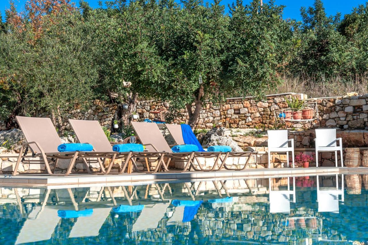 Cretan Lux Villa Heated Pool Gavalochori Exterior photo