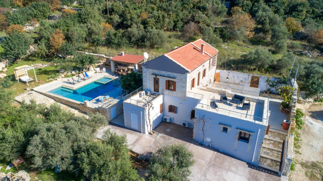 Cretan Lux Villa Heated Pool Gavalochori Exterior photo