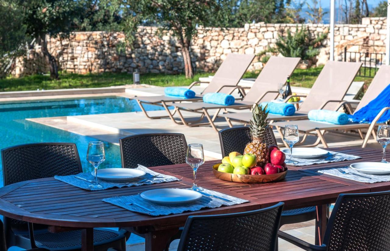 Cretan Lux Villa Heated Pool Gavalochori Exterior photo
