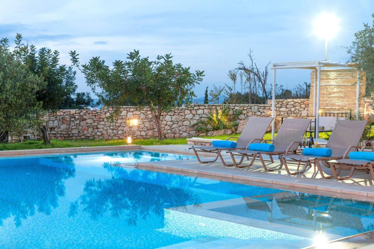 Cretan Lux Villa Heated Pool Gavalochori Exterior photo